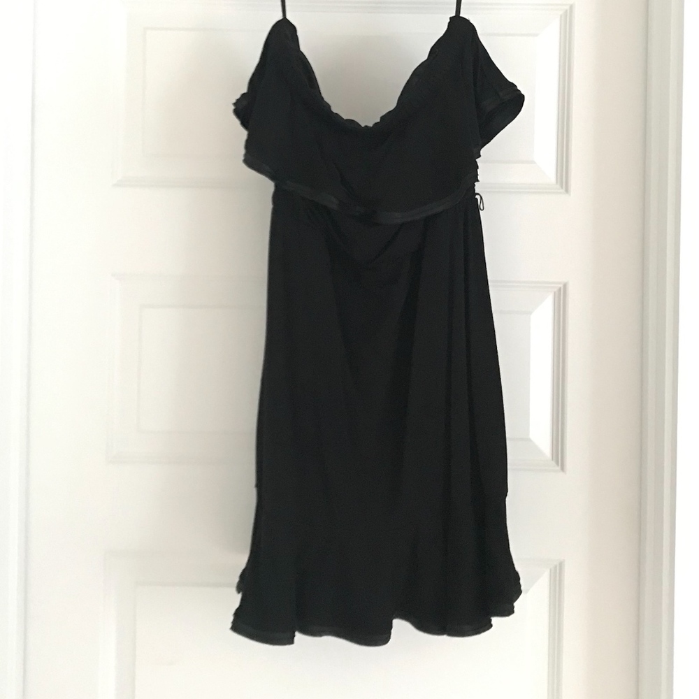 Strapless Ruffle Dress
